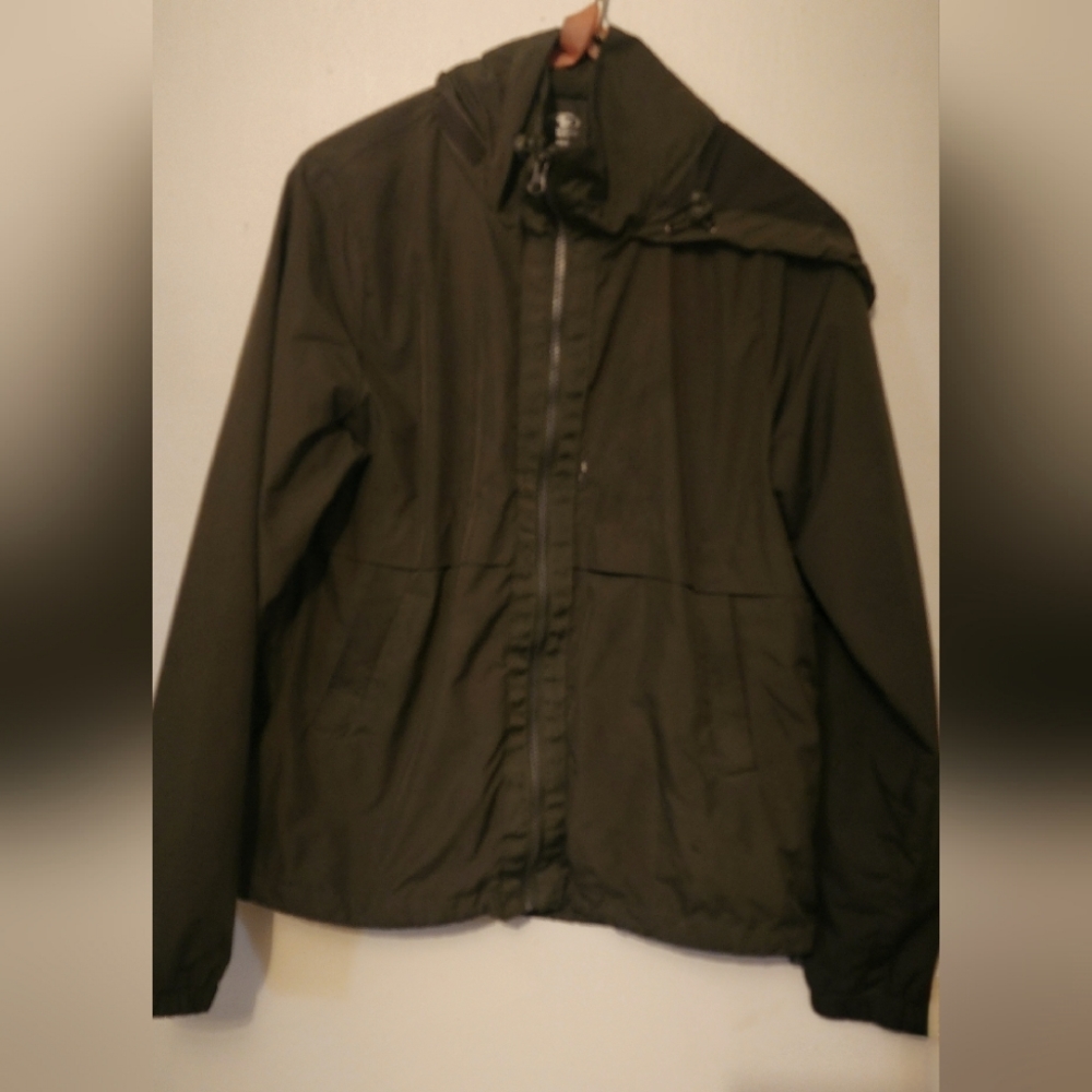 Athletic works size small green jacket